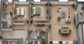 Продава 3-СТАЕН град София, Дружба 2 235 800 € 461 184.71 лв.