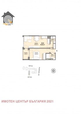 Продава 2-СТАЕН град София, Кръстова вада 183 416 € 358 730.52 лв.