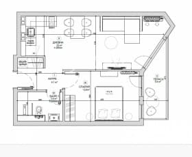 Продава 2-СТАЕН град София, Банишора 135 000 € 264 037.05 лв.