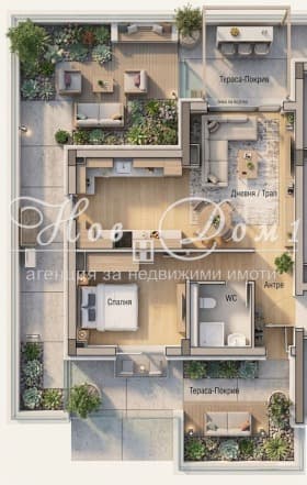 Продава 2-СТАЕН град София, Симеоново 169 940 € 332 373.75 лв. Цената е без ДДС