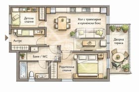 Продава 3-СТАЕН град София, Манастирски ливади 186 999 € 365 738.25 лв.