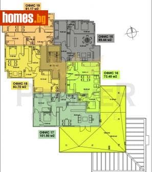 Двустаен, 51m²