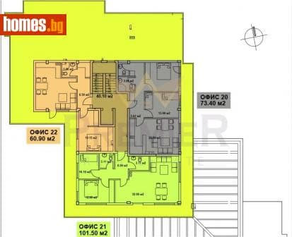 Двустаен, 51m²
