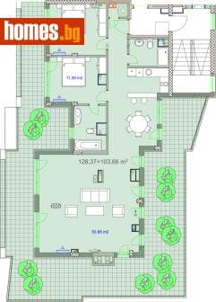 Тристаен, 268m²