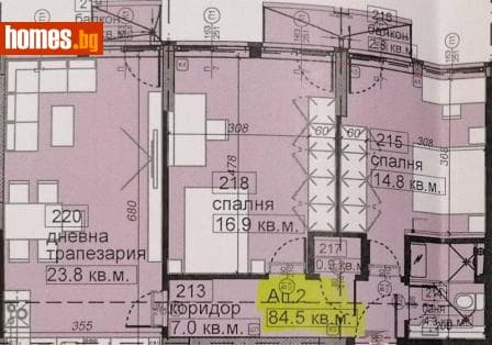Тристаен, 99m²