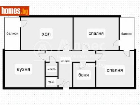 Тристаен, 92m²