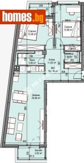 Тристаен, 125m²