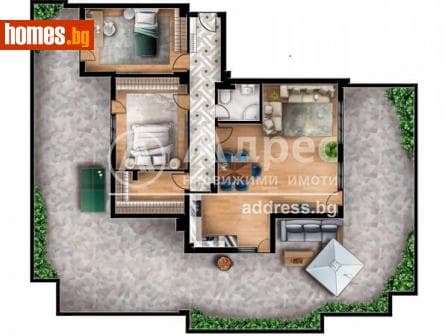 Тристаен, 121m²