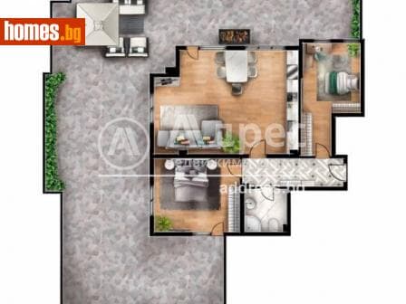 Тристаен, 111m²