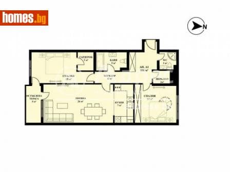 Тристаен, 125m²