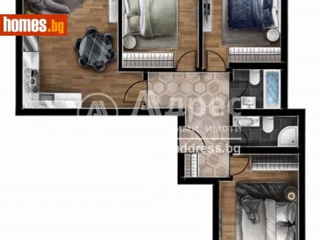 Многостаен, 122m²