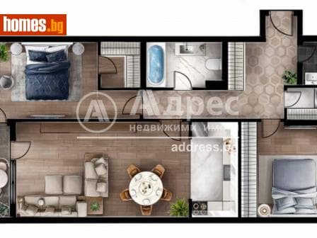 Тристаен, 125m²