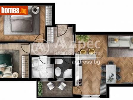 Тристаен, 119m²