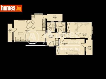 Тристаен, 120m²