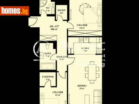 Тристаен, 125m²