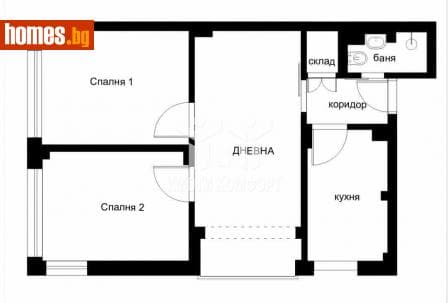 Тристаен, 91m²
