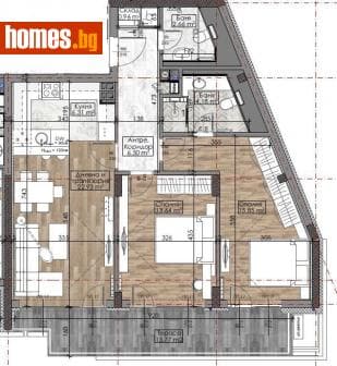 Тристаен, 109m²