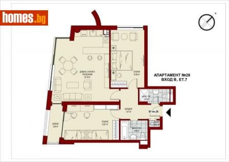 Тристаен, 120m²