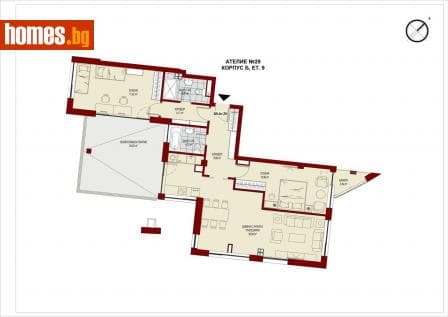 Тристаен, 162m²