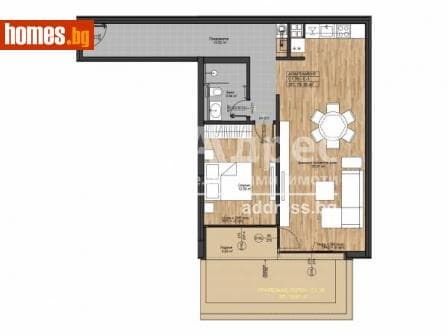 Двустаен, 98m²