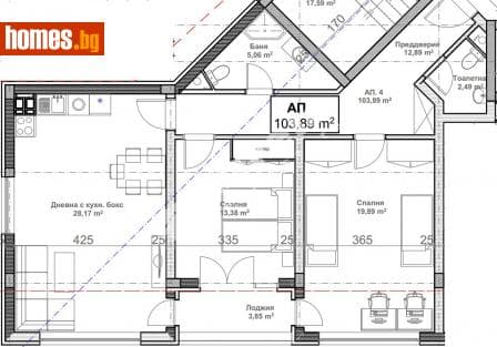 Тристаен, 118m²
