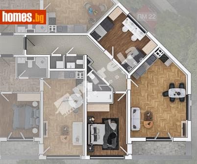 Тристаен, 118m²