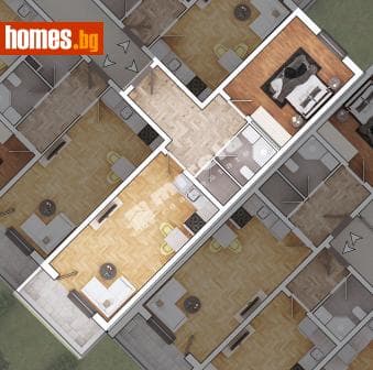 Двустаен, 89m²