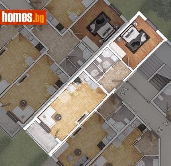 Двустаен, 82m²
