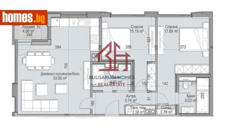 Тристаен, 123m²