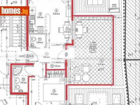Двустаен, 122m²