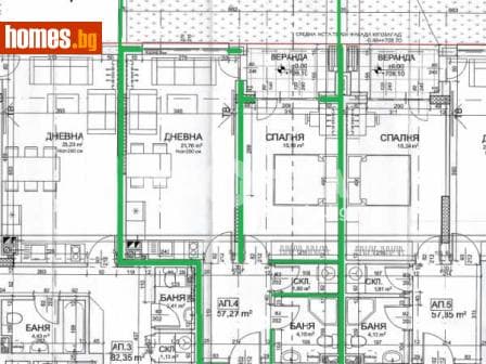 Двустаен, 67m²