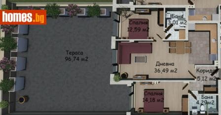 Тристаен, 226m²