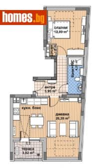Двустаен, 94m²