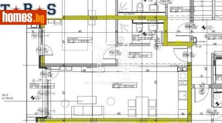 Двустаен, 88m²