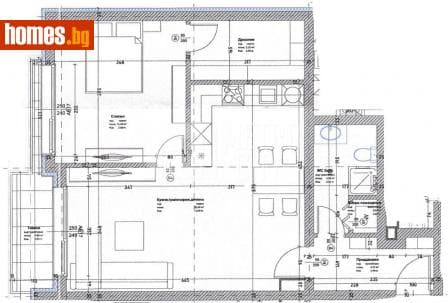 Двустаен, 88m²