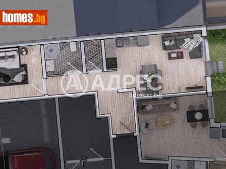 Двустаен, 80m²