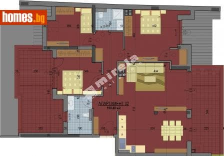 Четиристаен, 180m²
