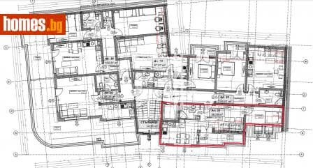 Двустаен, 62m²