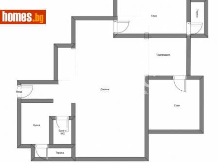 Тристаен, 118m²