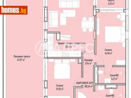 Тристаен, 110m²