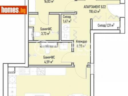Тристаен, 147m²