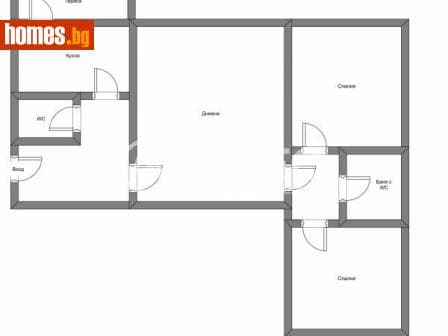 Тристаен, 88m²