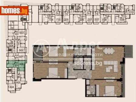 Двустаен, 65m²