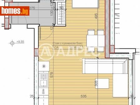 Едностаен, 58m²