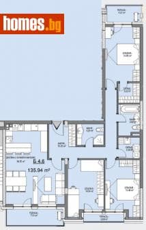 Четиристаен, 155m²