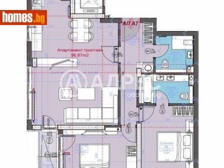 Тристаен, 109m²