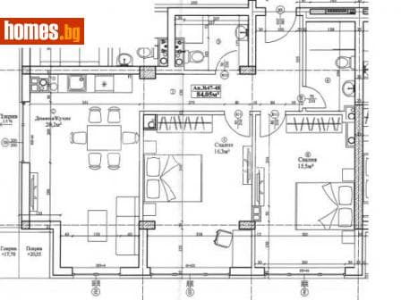 Тристаен, 94m²