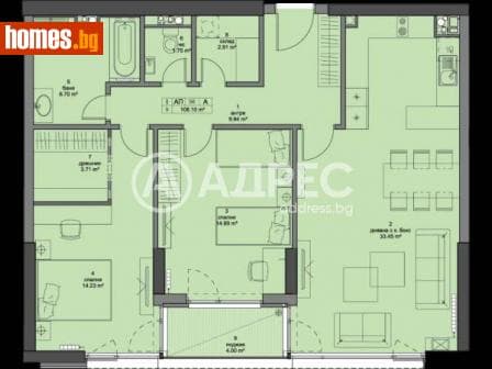 Тристаен, 129m²