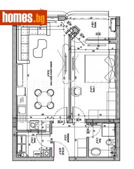 Двустаен, 78m²