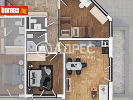 Тристаен, 103m²